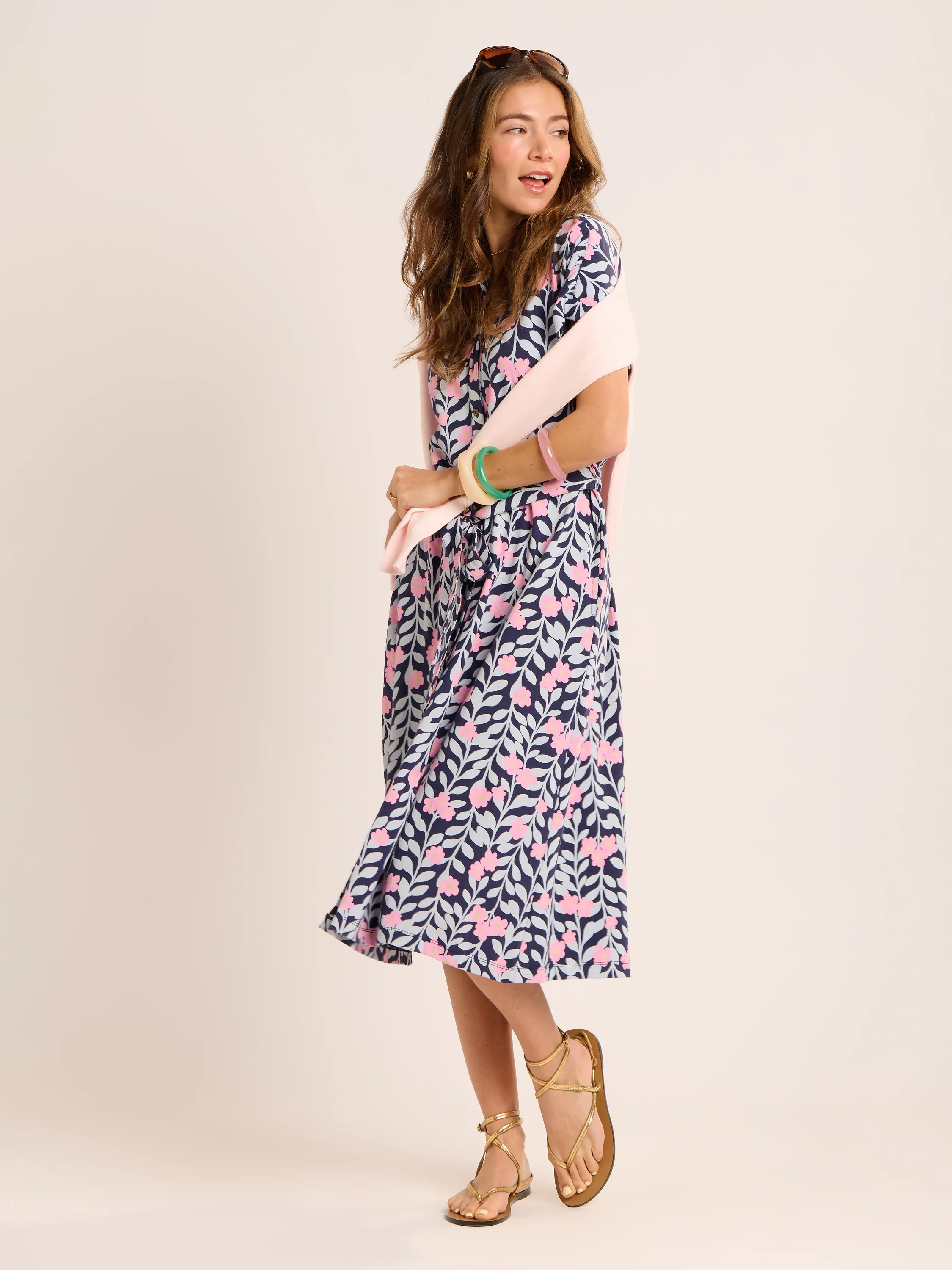 Pietra Jersey Midi Dress - Image 3