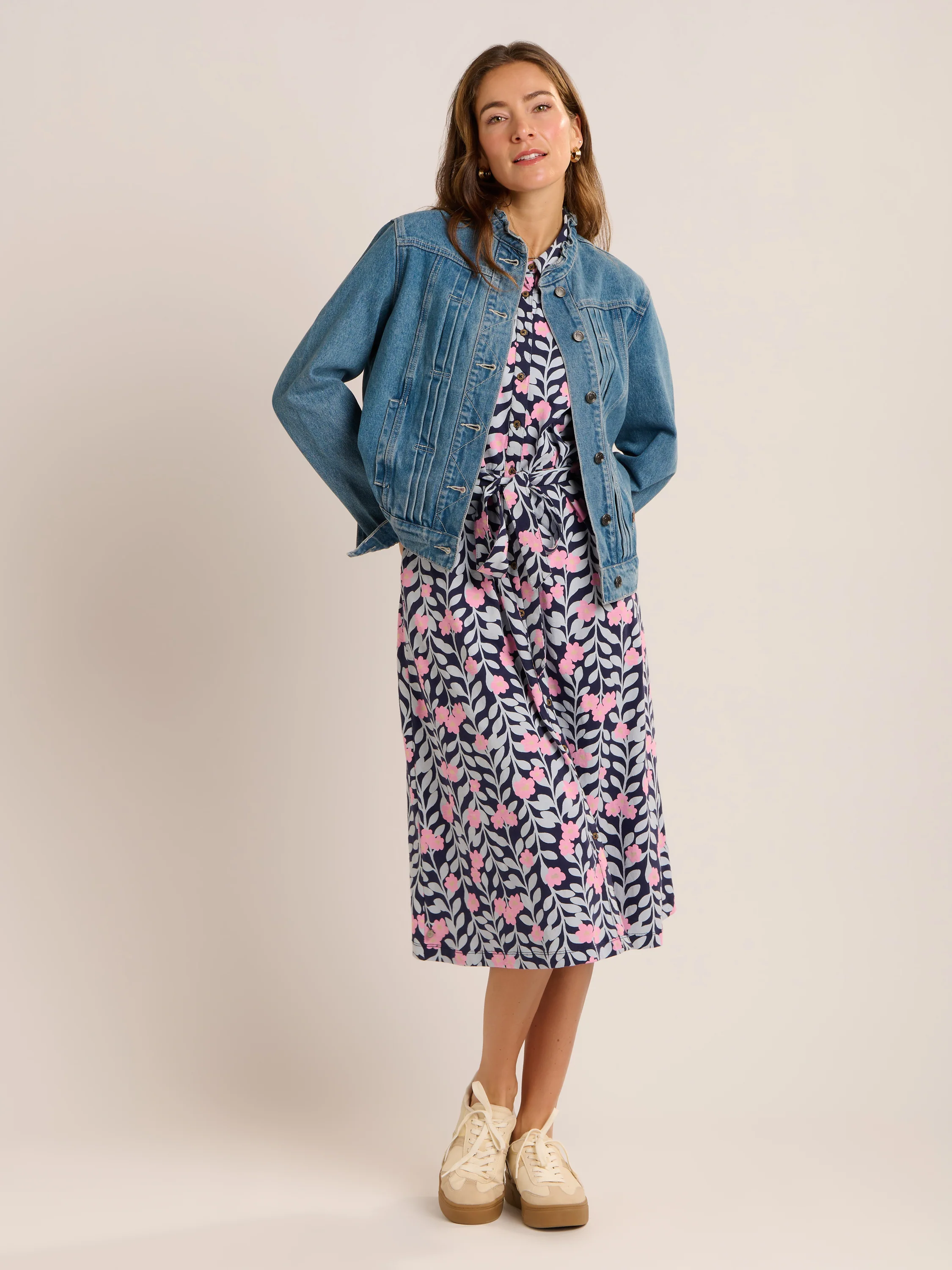Pietra Jersey Midi Dress - Image 6