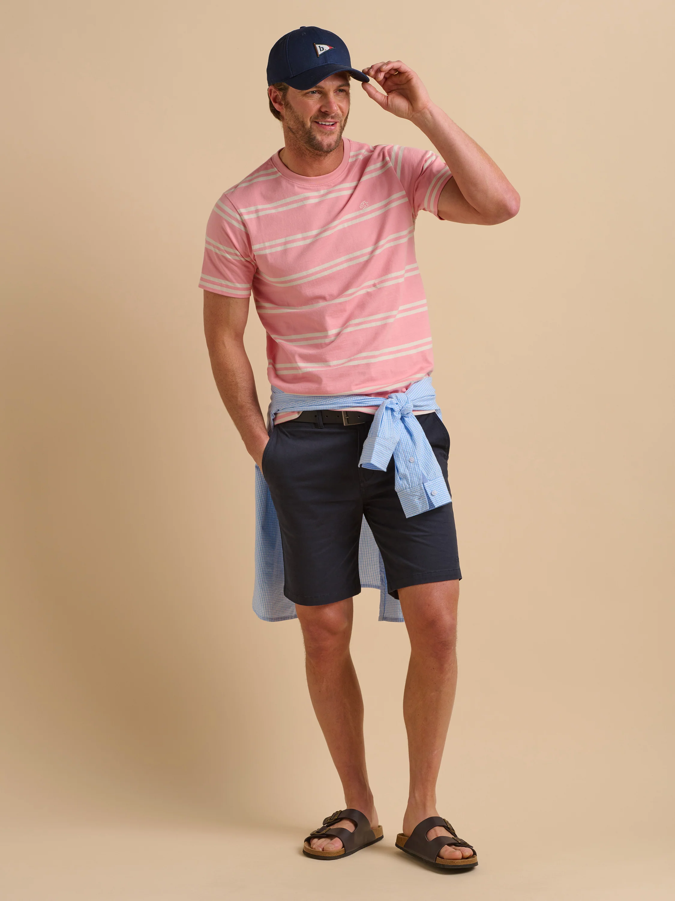Pink Stripe Tee