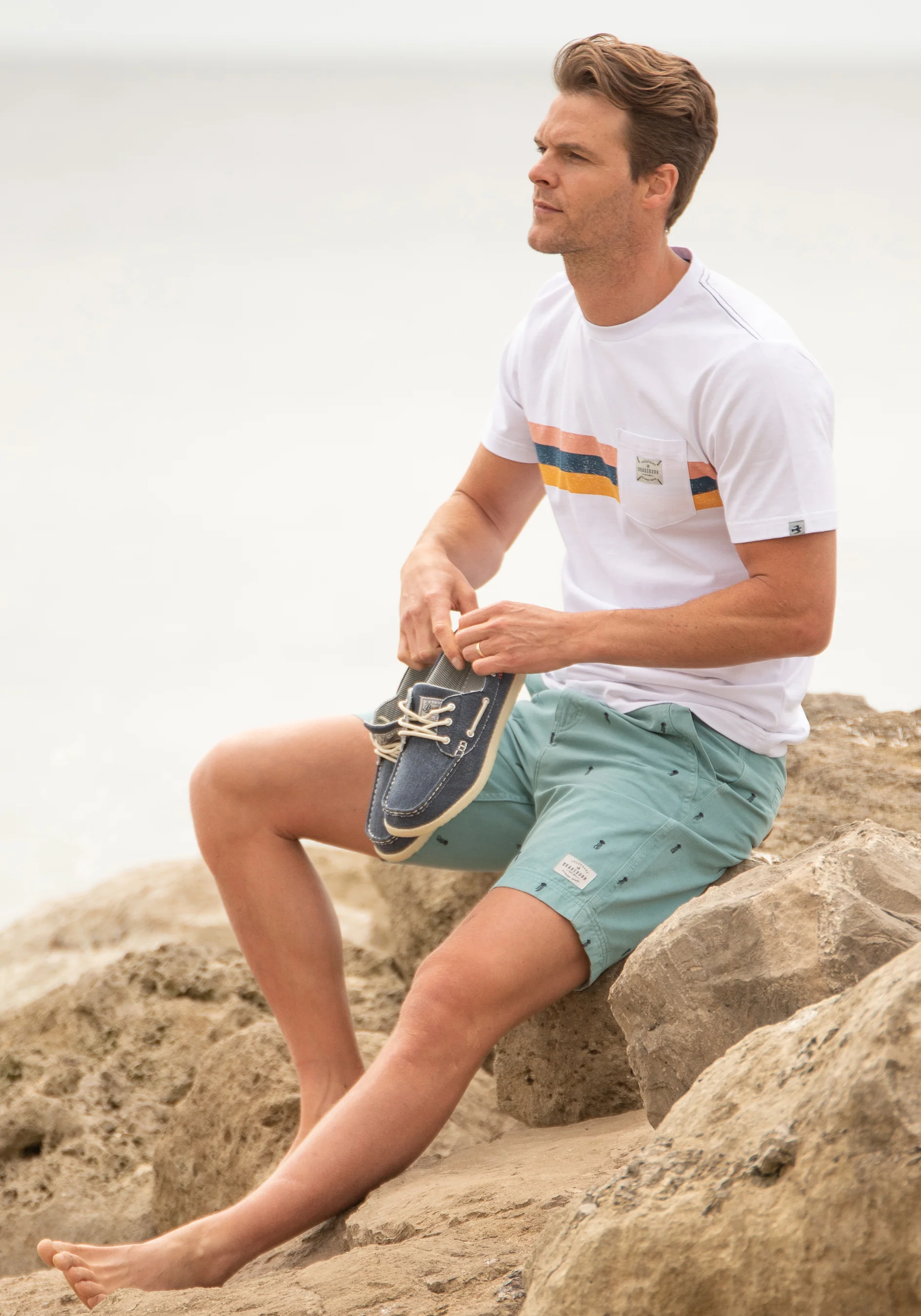 Placement Stripe T-Shirt - Image 2