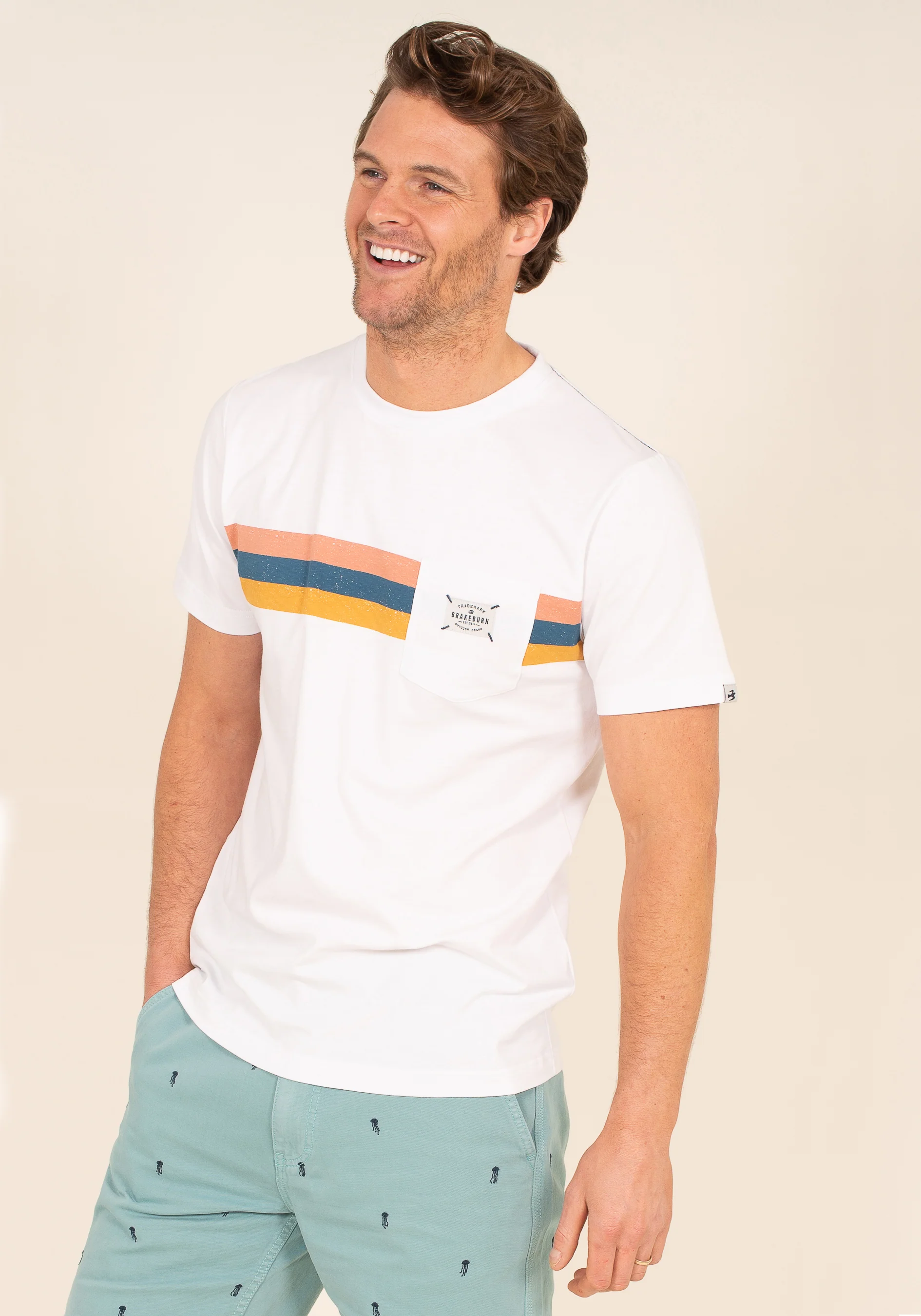 Placement Stripe T-Shirt - Image 3