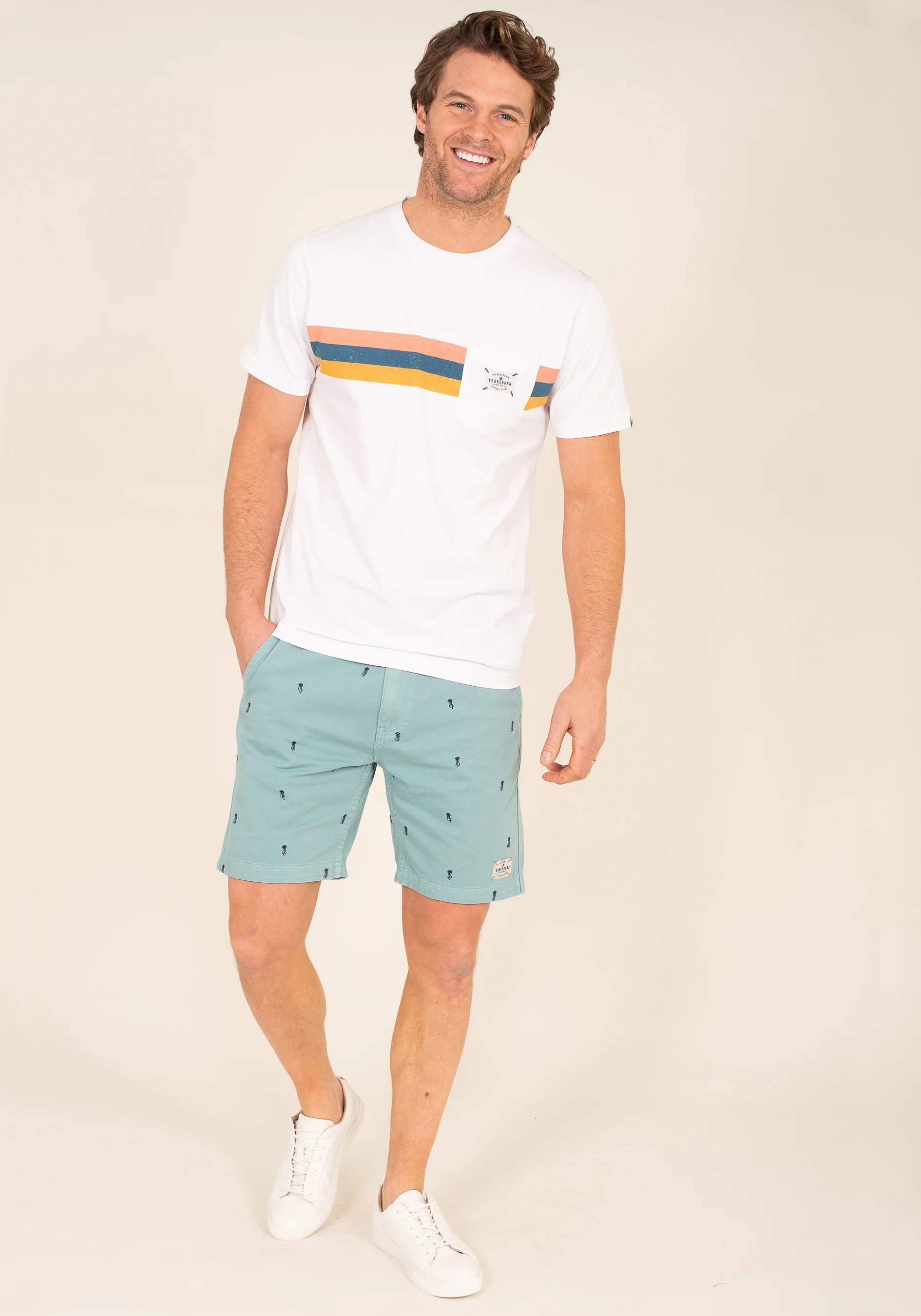 Placement Stripe T-Shirt - Image 6
