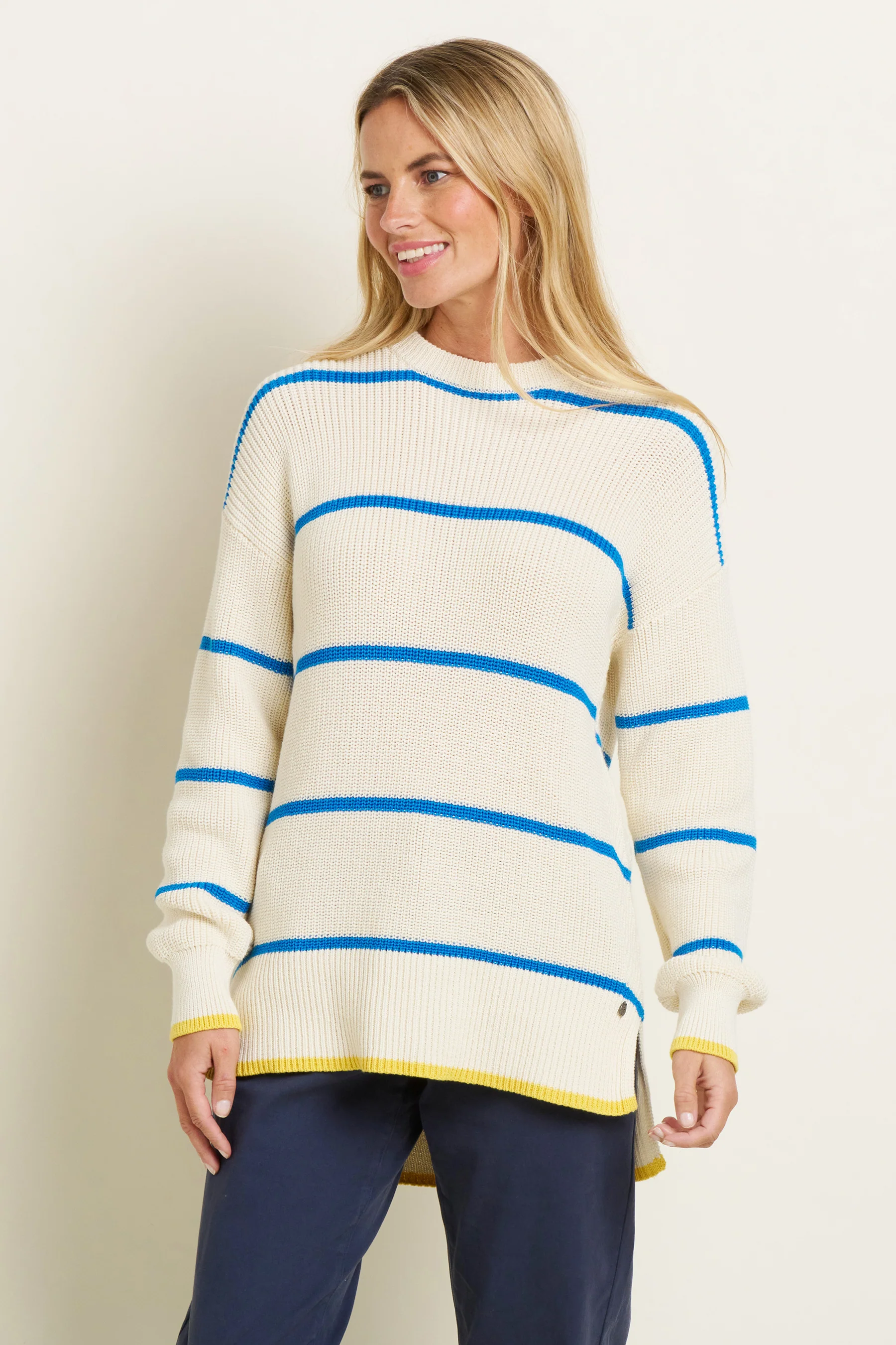 Pop Stripe Knitted Jumper - Image 2