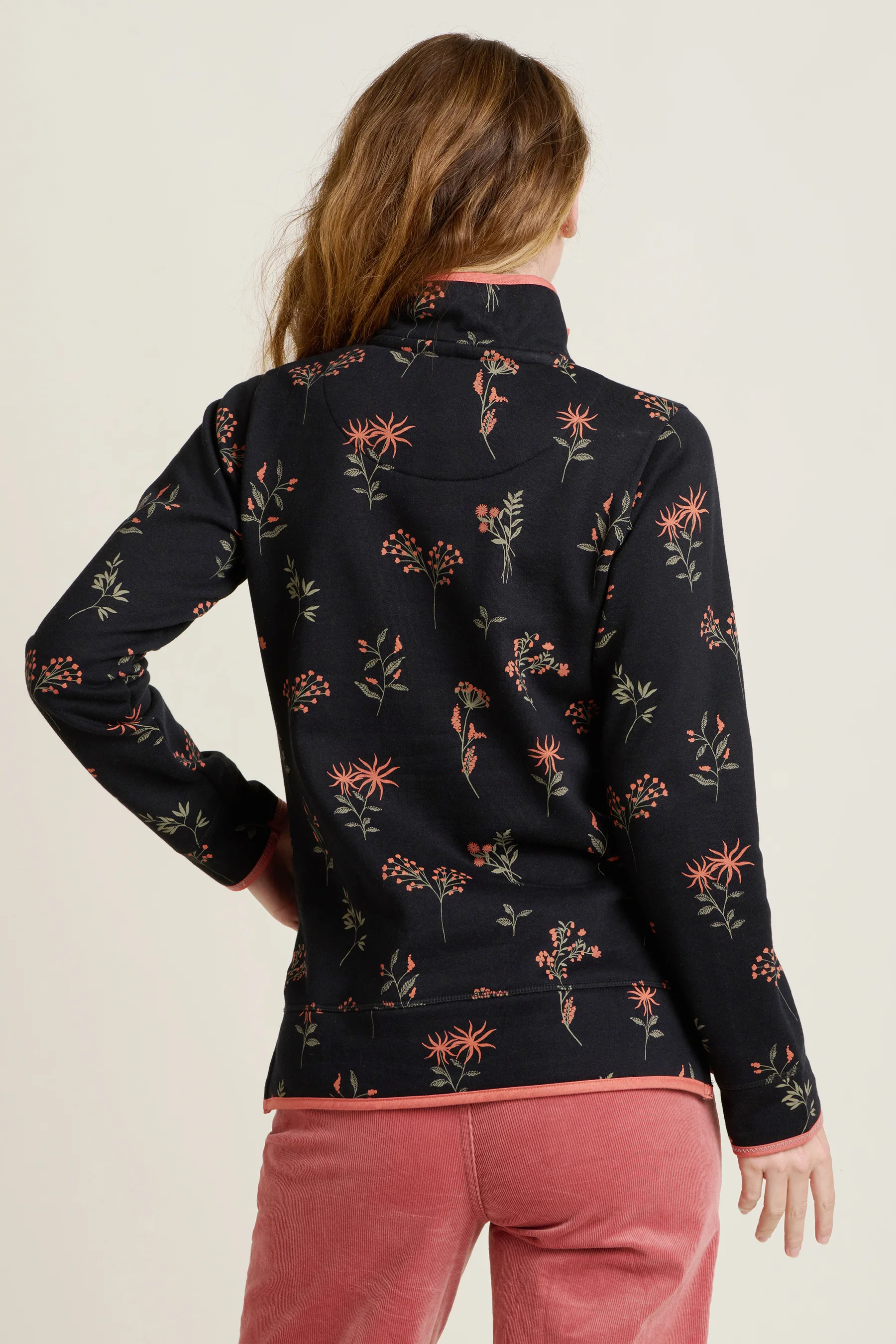 Printed Quarter Zip Sweatshirt - Image 2