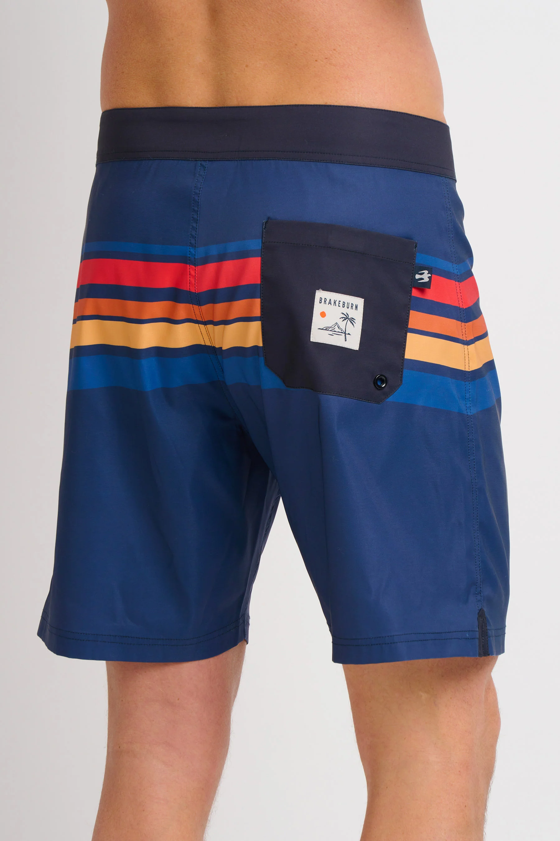 Retro Stripe Boardshorts - Image 2