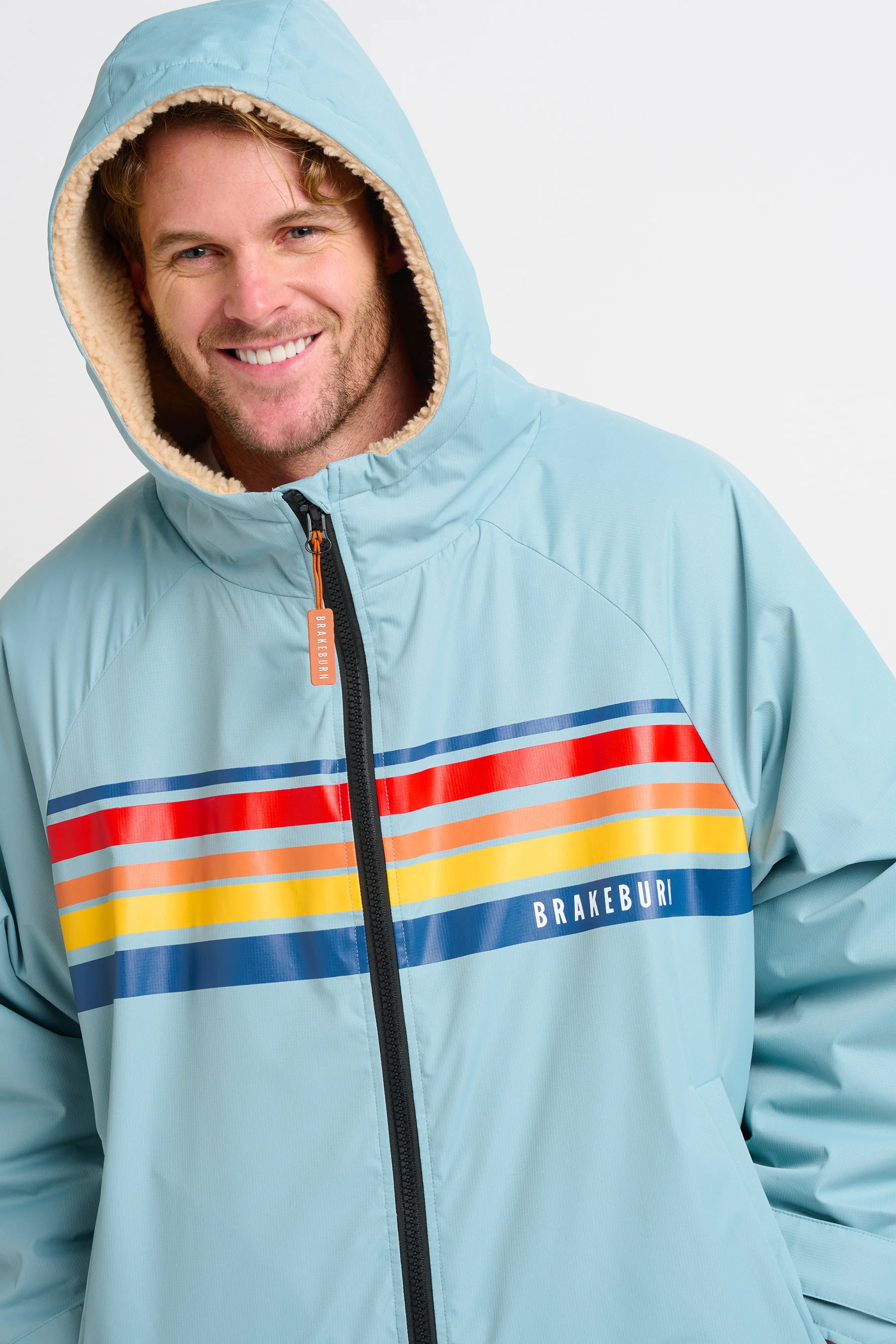 Retro Stripe Chinook Changing Robe - Image 2