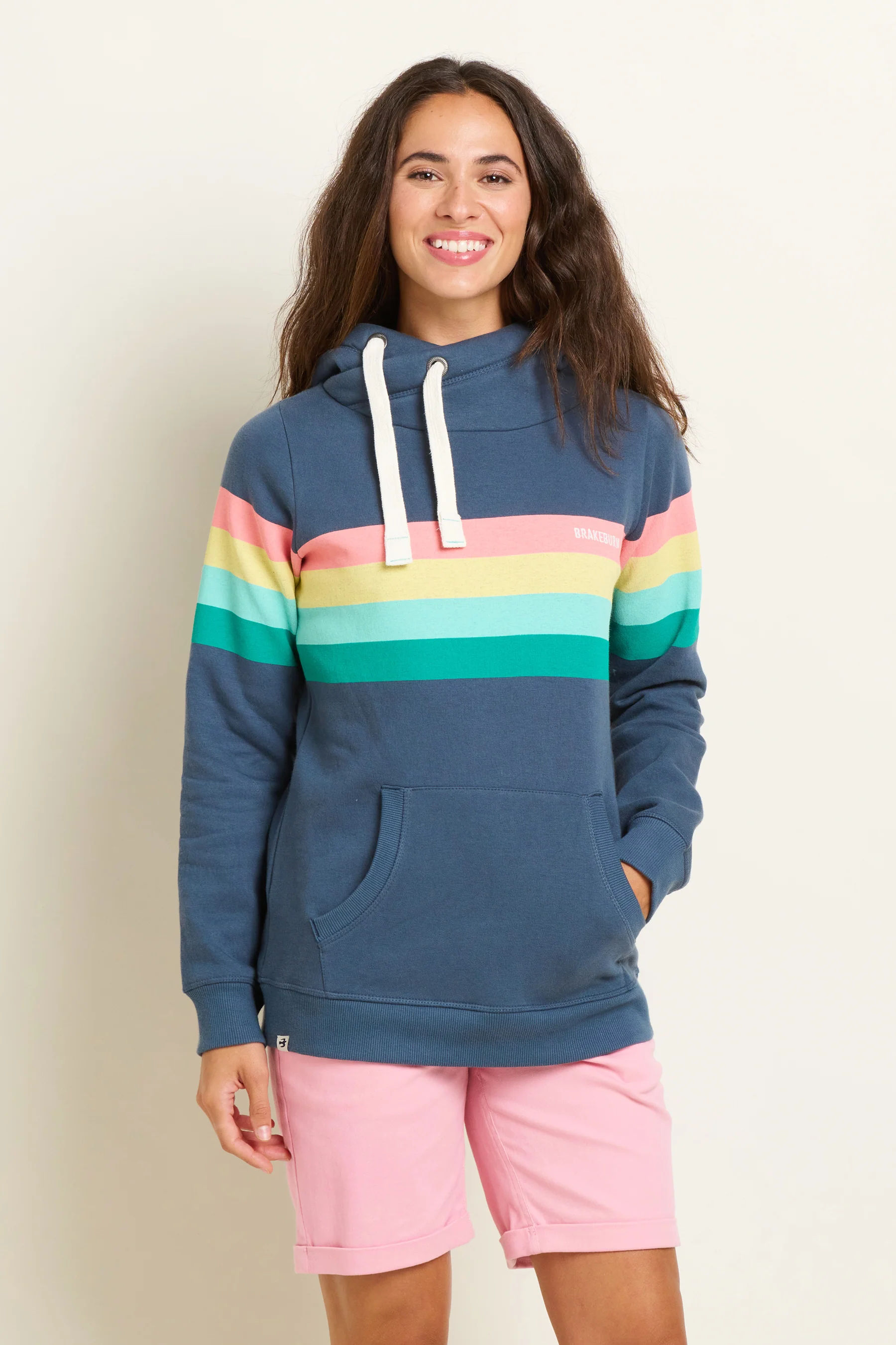 Retro Stripe Elise Hoodie - Image 2