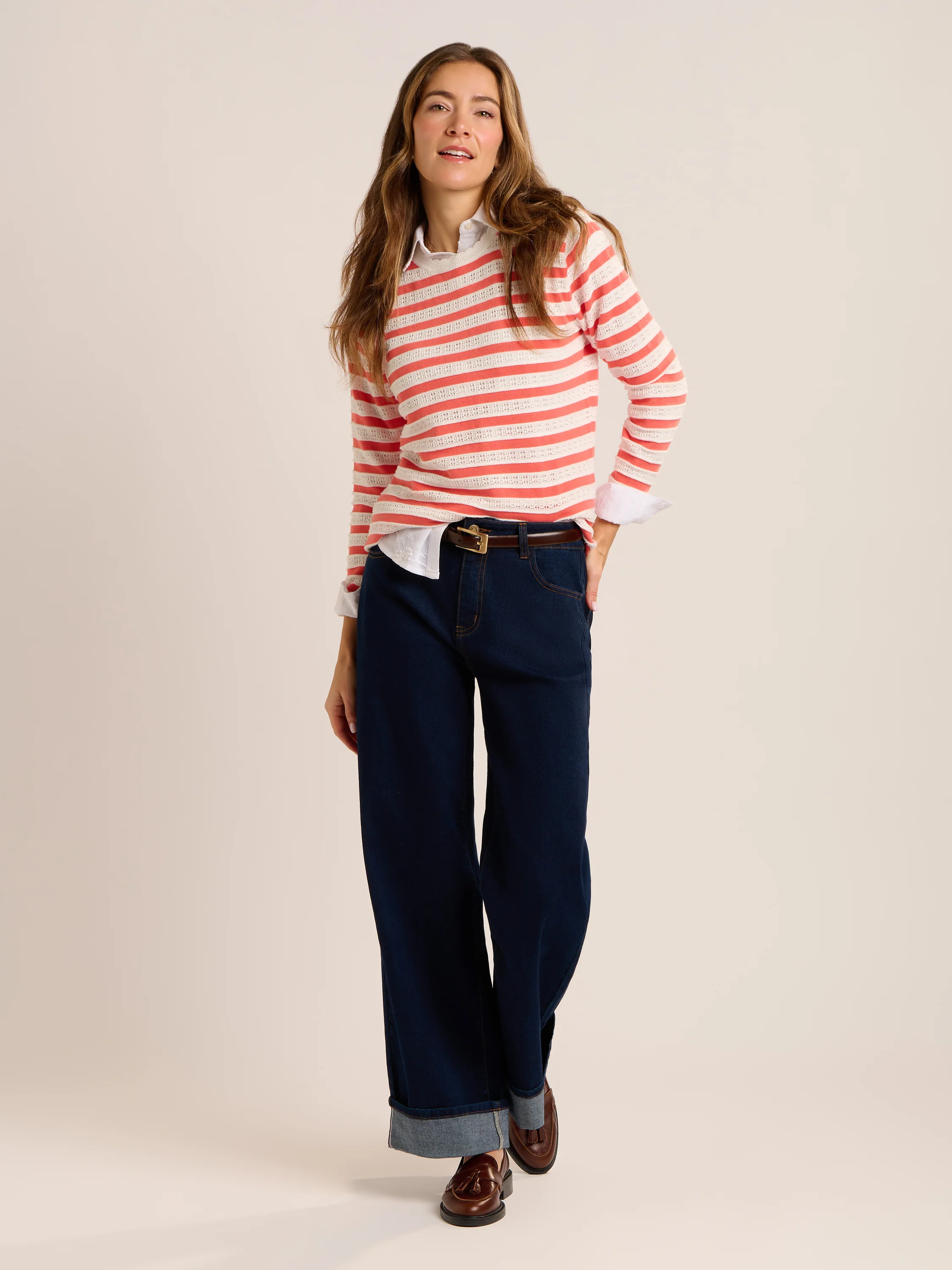 Revelle Scallop Crew Neck Jumper - Image 6