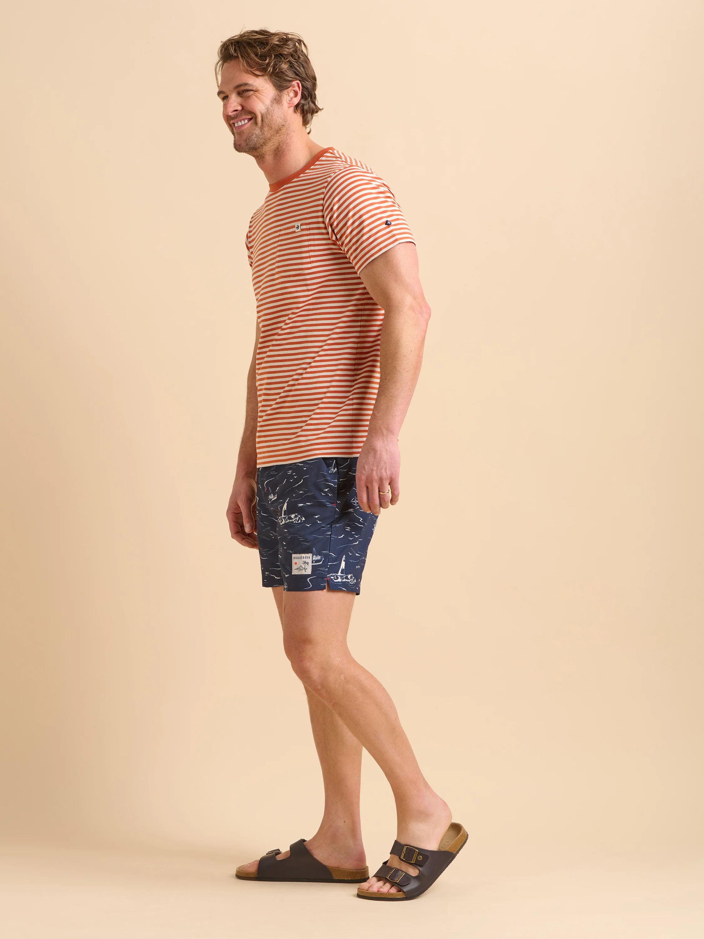 Rust Stripe Tee - Image 6