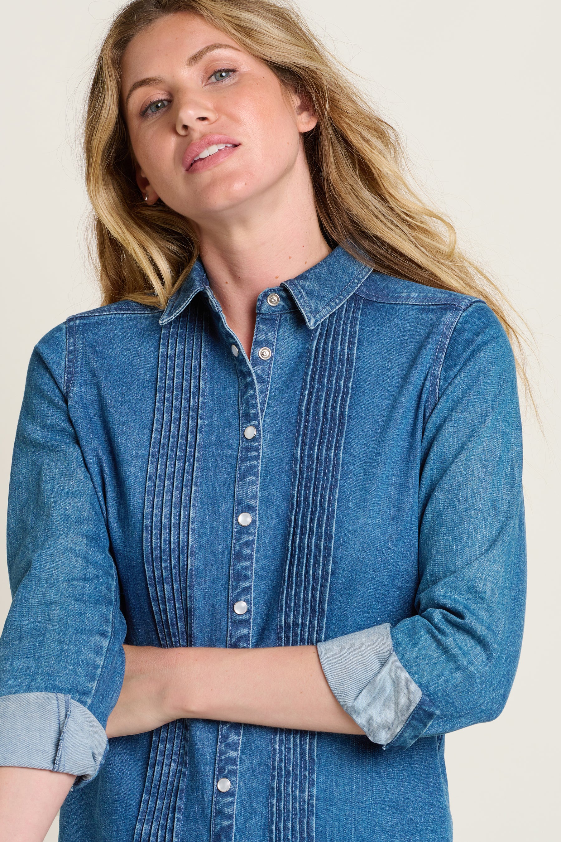 Seatown Denim Blouse - Image 3