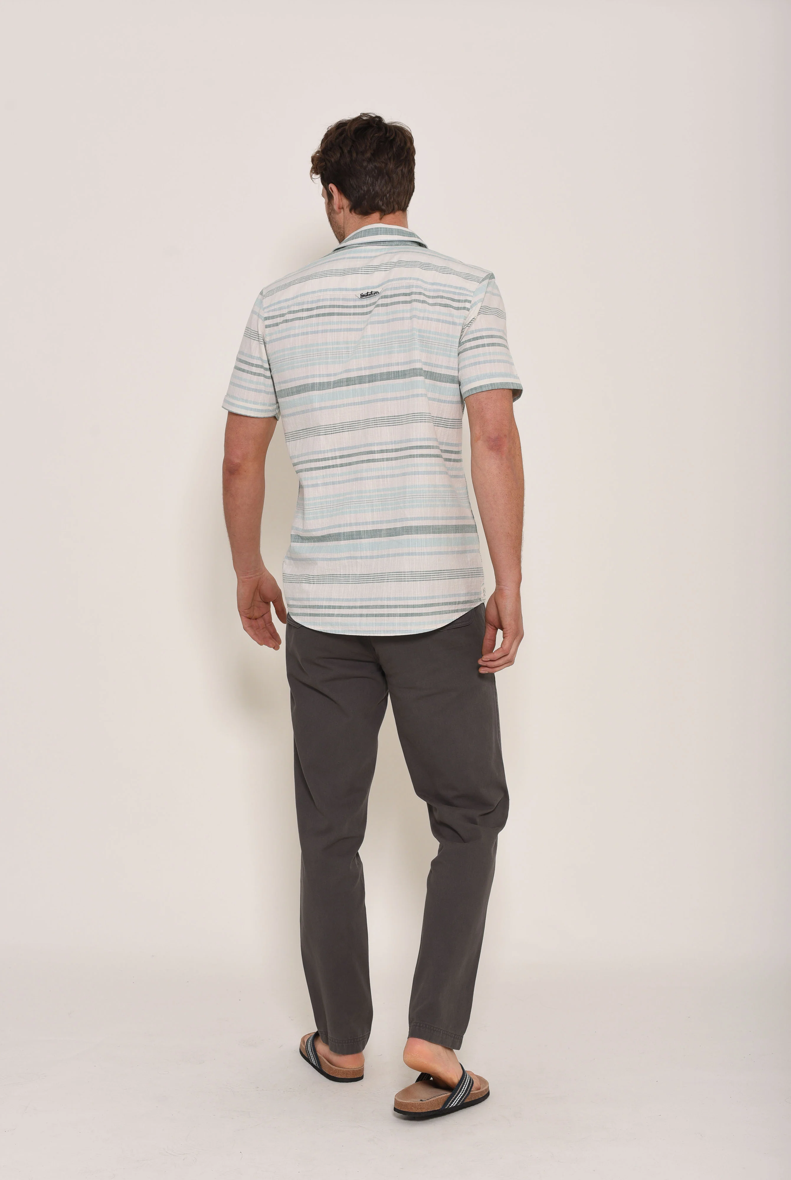 Short Sleeve Stripe Shirt - Image 3
