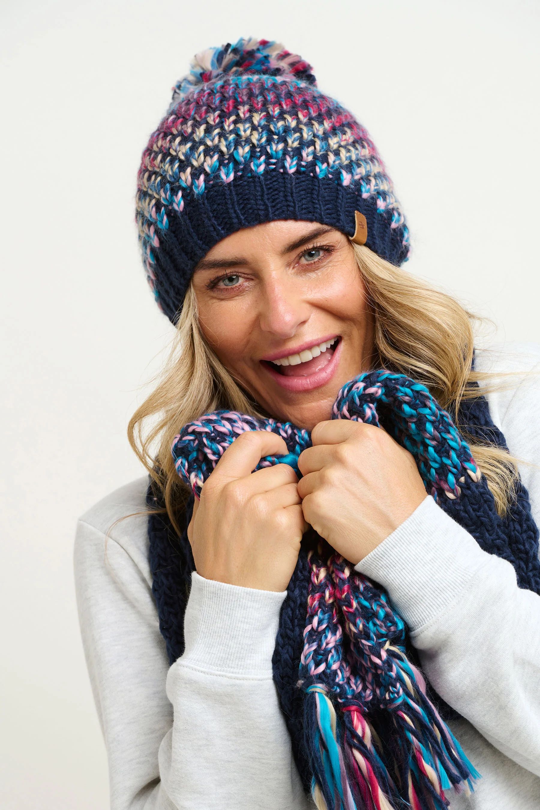 Space Dye Knitted Hat - Image 3