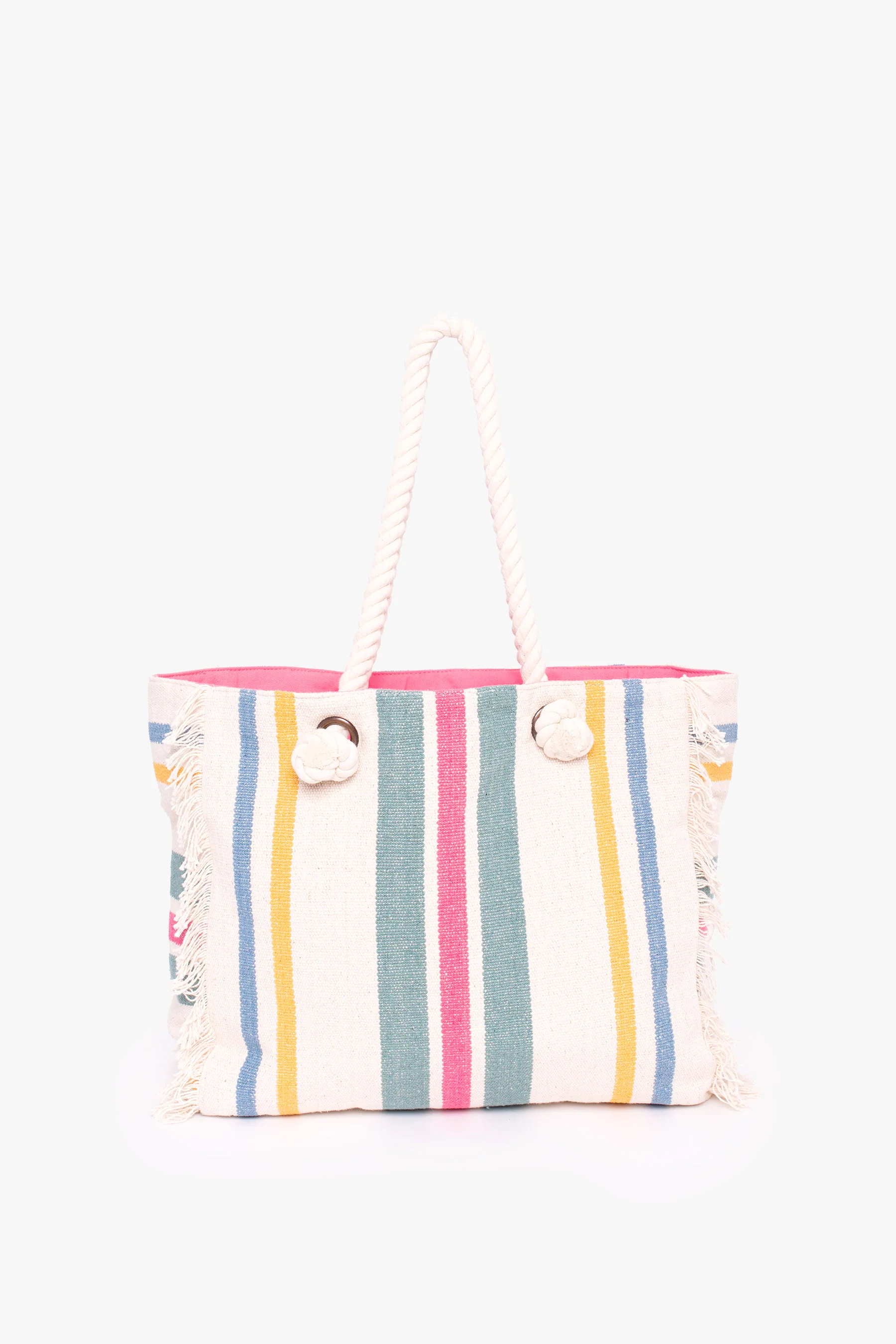 Stripe Beach Bag - Image 5
