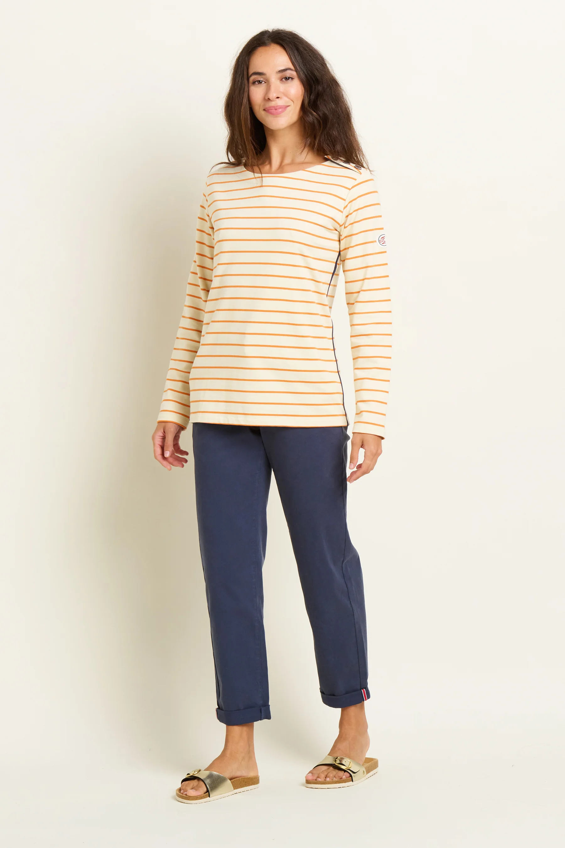 Stripe Bella Crew Sweatshirt - Image 5