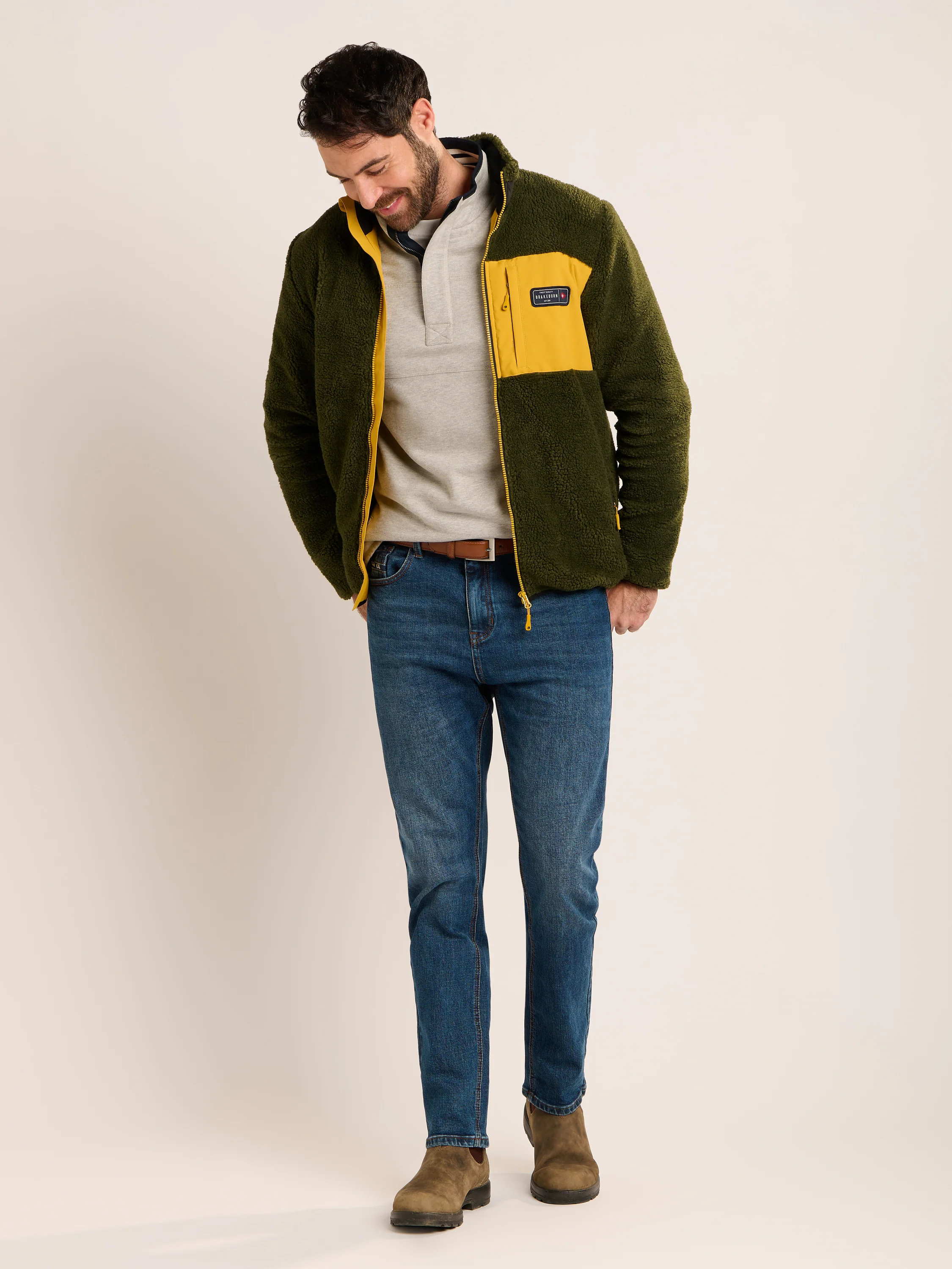 Teversham Fleece Zip Through Jacket - Image 9