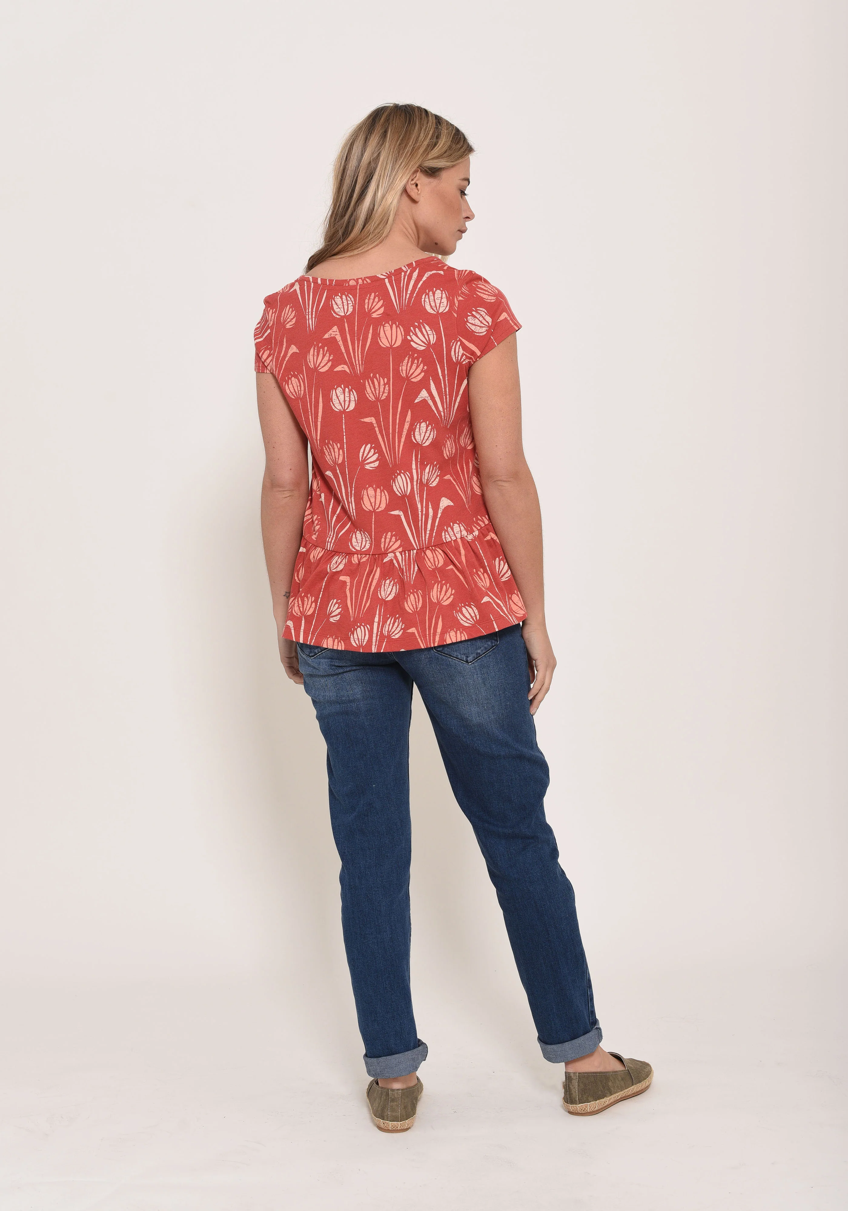 Water Reed Blouse Red - Image 3