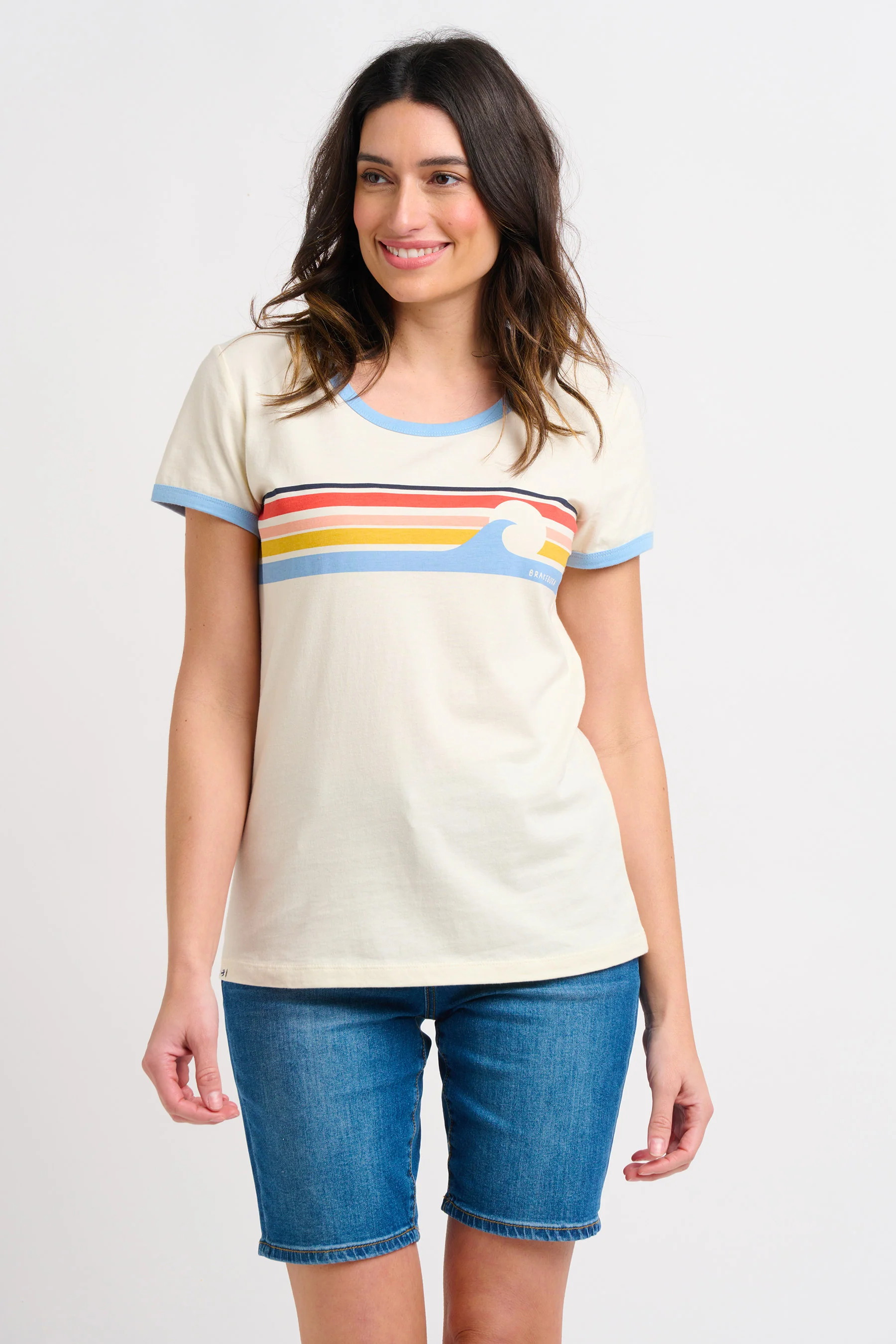 Wave Chest Stripe Tshirt - Image 3