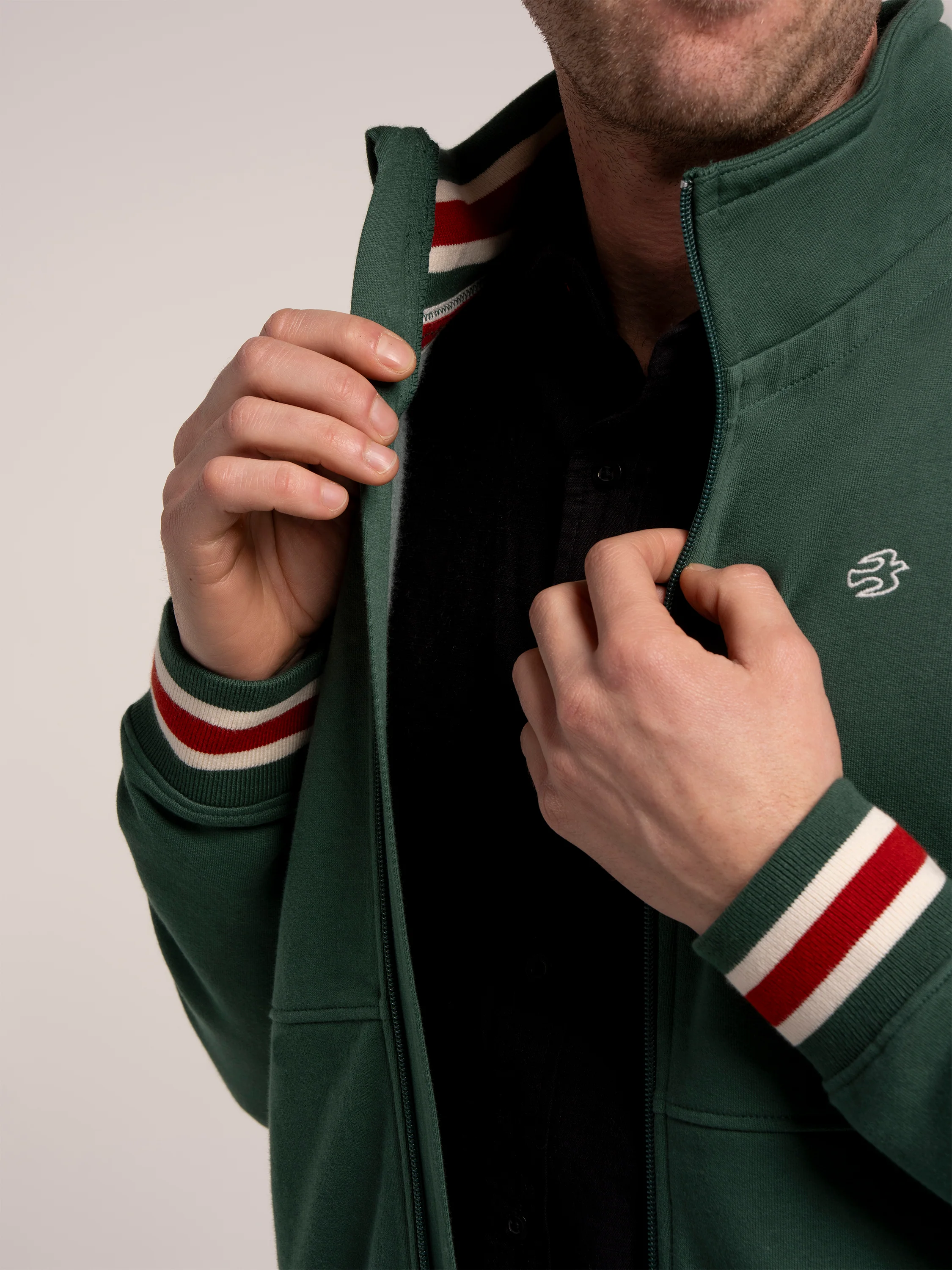 Wayford Zip Through Sweat Jacket - Image 4