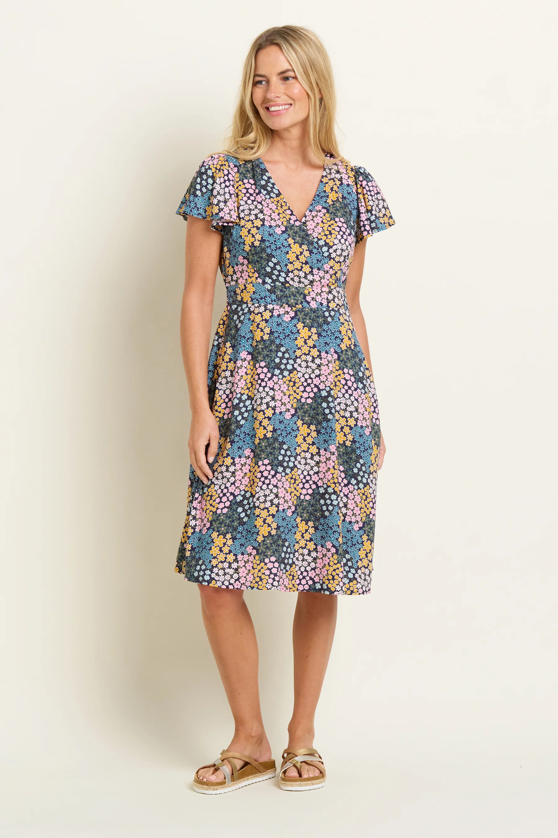 Wildflower Meadow Wrap Dress - Image 5