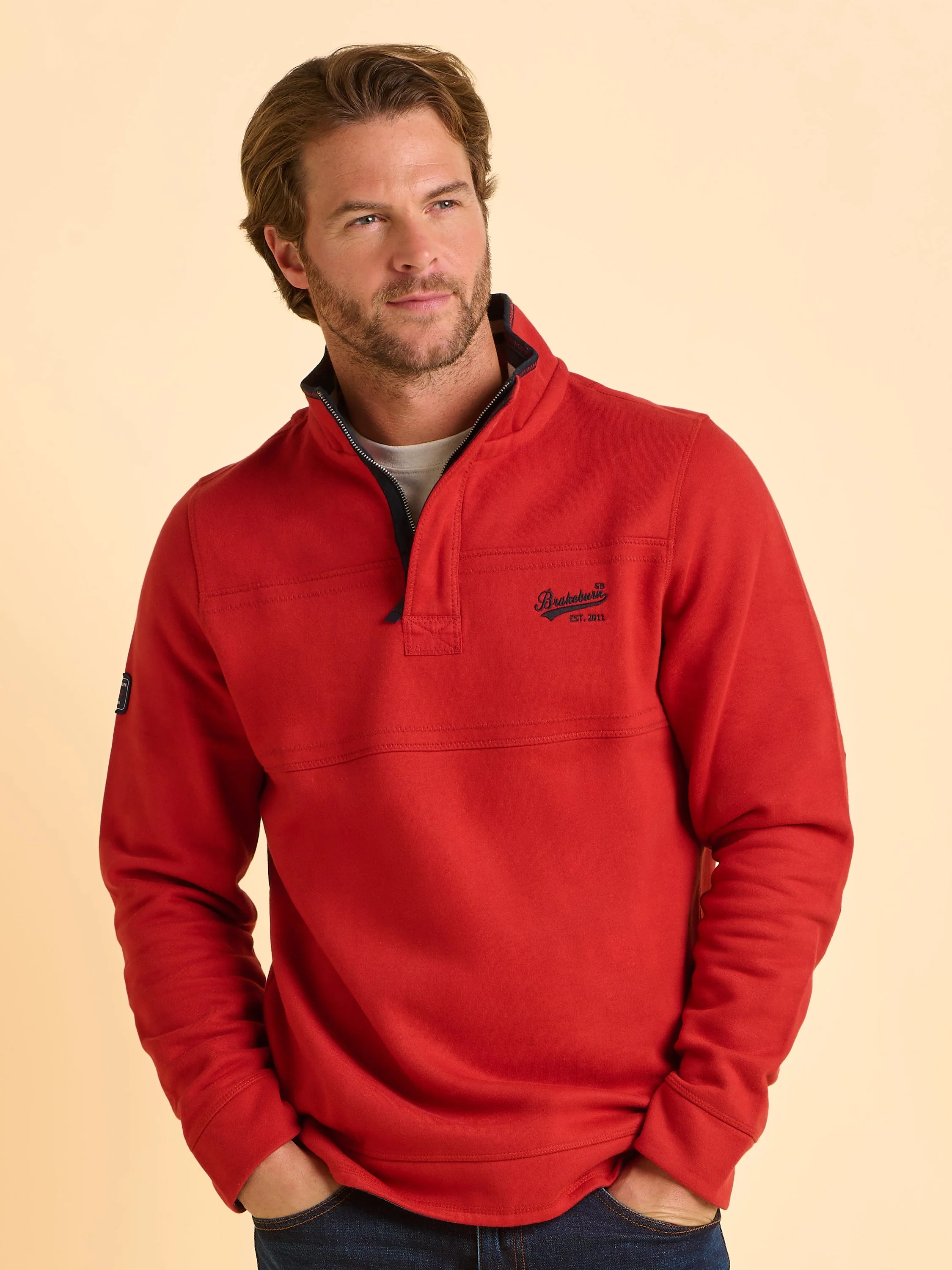 Worbarrow Quarter Zip Sweatshirt - Image 2