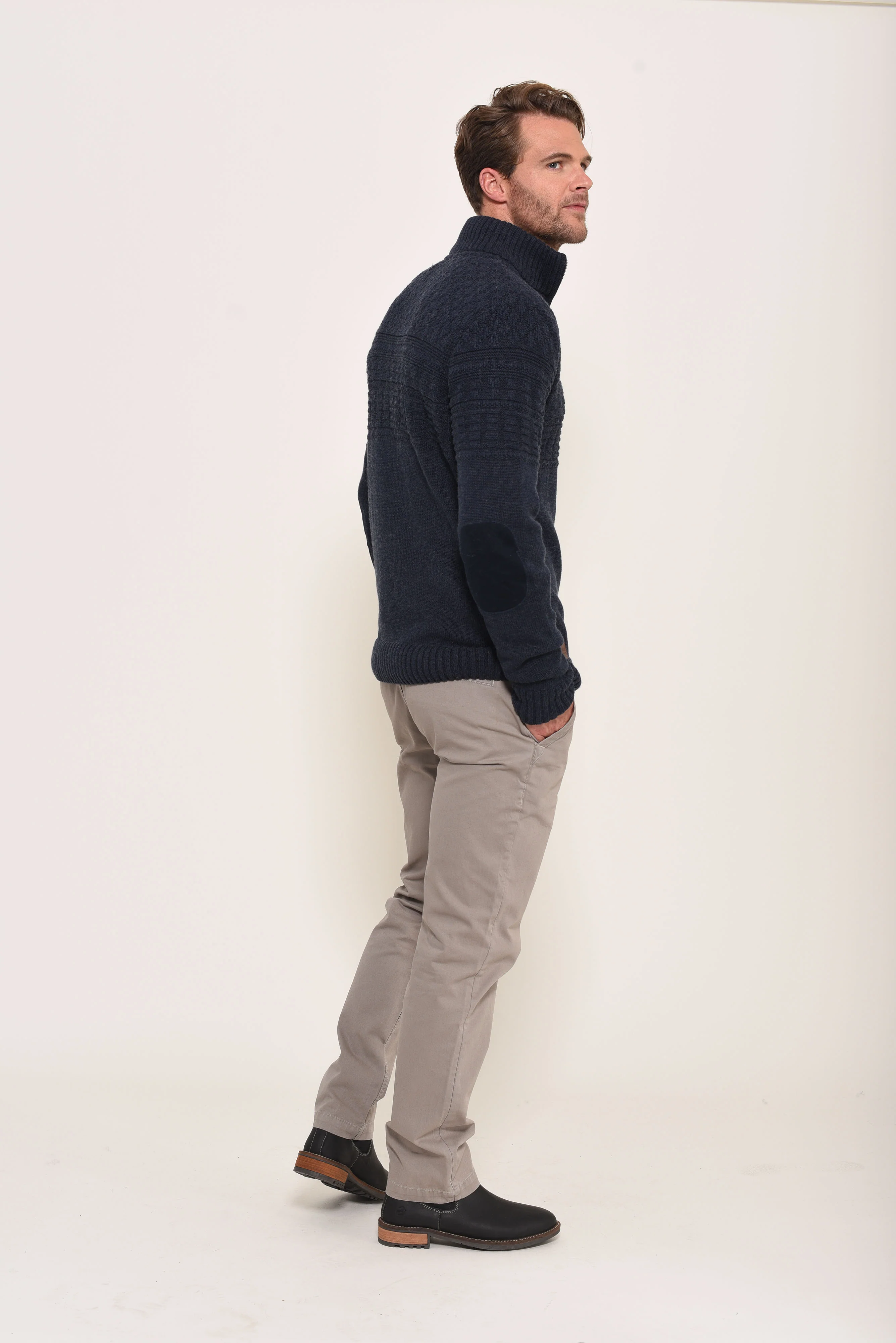 Quarter Zip Neck Jumper - Image 3